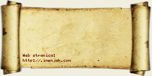 Jelisava Kanić vizit kartica